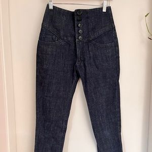 Handmade high waisted jeans